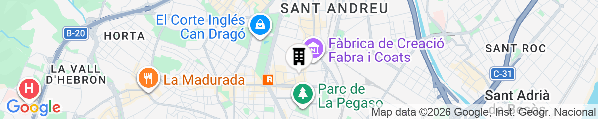 Map for BeBarceloner Sant Andreu Apartments