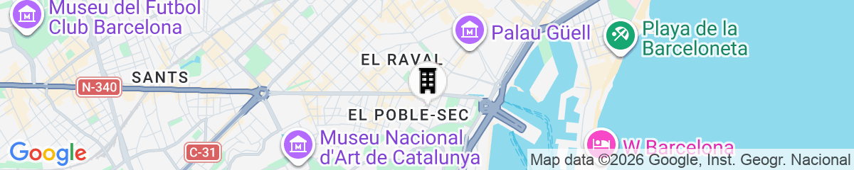Map for HelloBCN Hostel