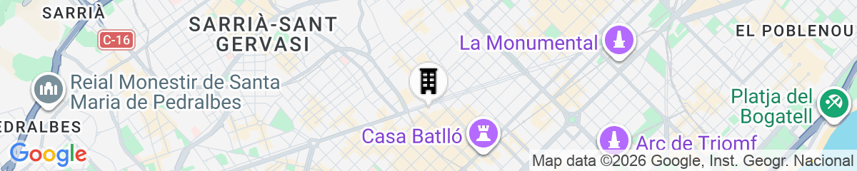 Map for The Central House Barcelona Gracia - Hostel