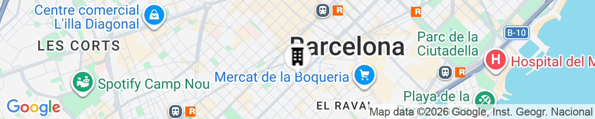 Map for Hostal Live Barcelona