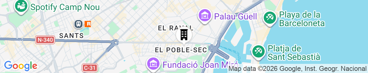 Map for Hostal Bedmates