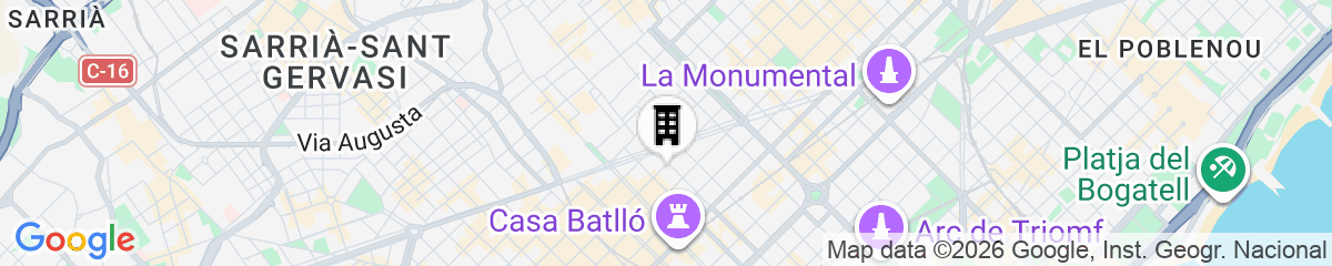 Map for The Loft House Barcelona