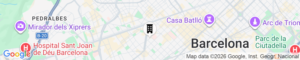 Map for Free Hostels Barcelona