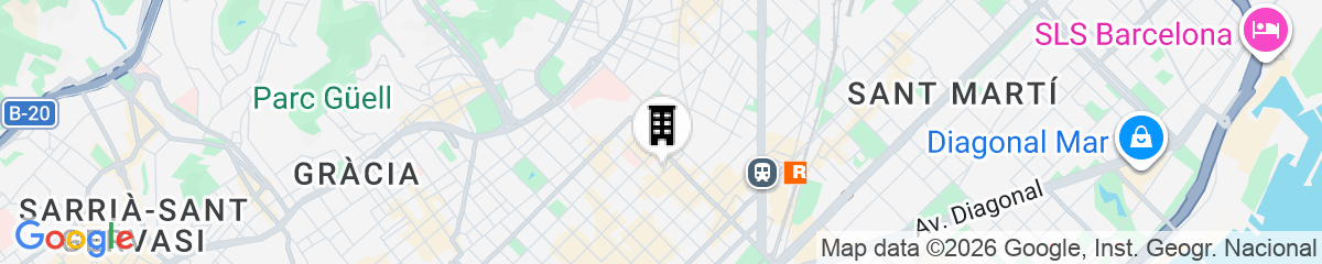 Map for Sant Jordi Hostels Sagrada Familia