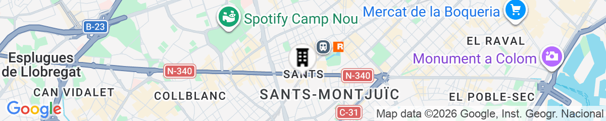 Map for Hostal Sans