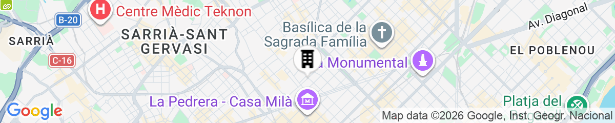 Map for Bcnsporthostels