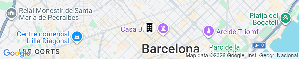 Map for Hostal Balmes Centro