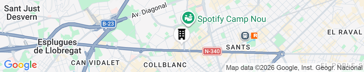 Map for Hola Hostal Collblanc - Hostel