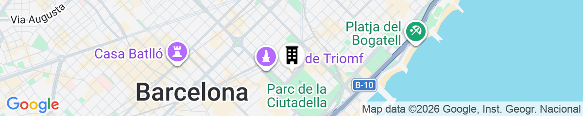 Map for ANT Hostel Barcelona