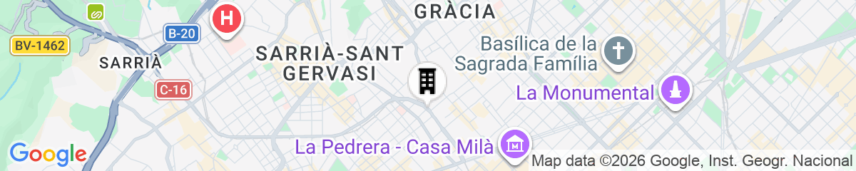 Map for Blue Barcelona