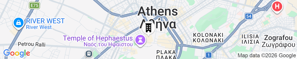 Map for BED in Athens