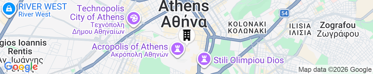 Map for Athens Muses Suites