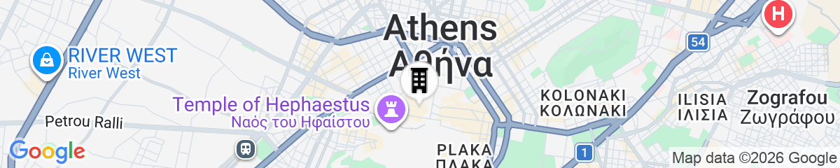 Map for Heart of Athens Apartments