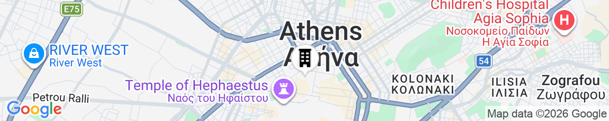 Map for Belle Athenes - Luxury Rooms at Monastiraki Railway Station