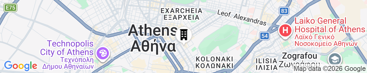 Map for Athens Flair Suites