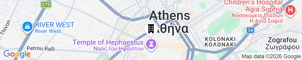Map for Alkima Athens Wellness Stay