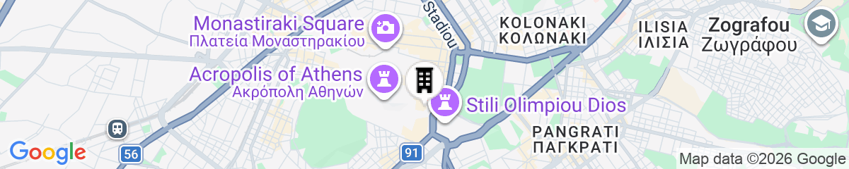 Map for Plaka Arch Suites
