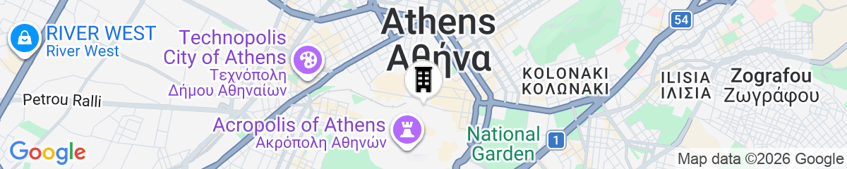 Map for Pandrosos Divine Suites
