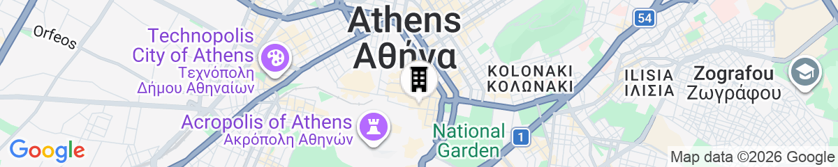 Map for Athens Ivy Suites