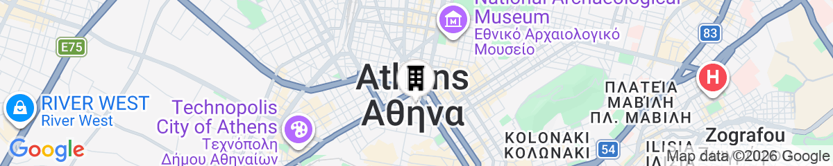 Map for Athens The L7 Str - Luxury Boutique Collection Hotel