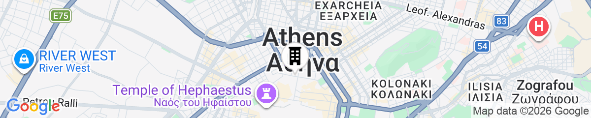 Map for Athens Market Portrait