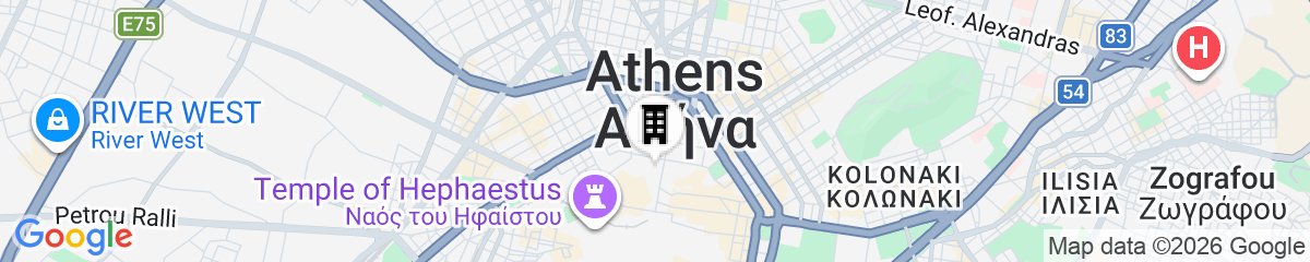 Map for The Artist Athens