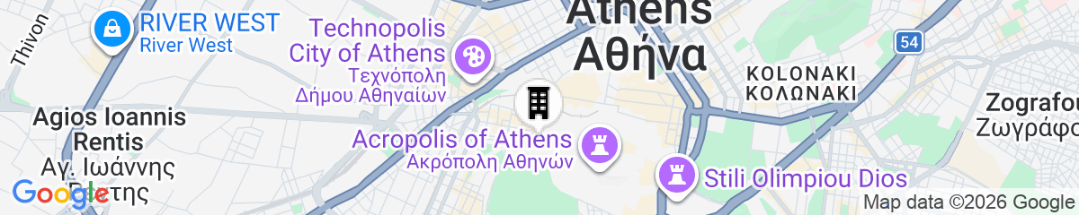 Map for Hotel Thissio