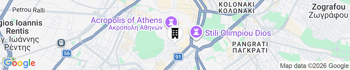 Map for Rovertou Gali 3-5 by Athens Concept Residences
