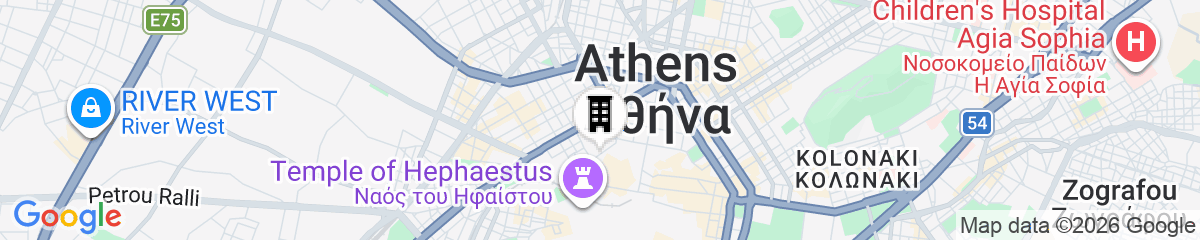 Map for Gaia Athens