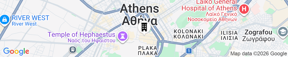 Map for Athens City Suites