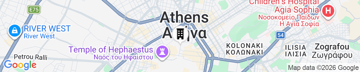 Map for NLH MONASTIRAKI - Neighborhood Lifestyle Hotels