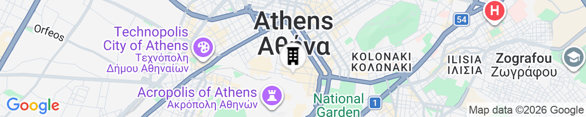 Map for Athens Utopia Ermou