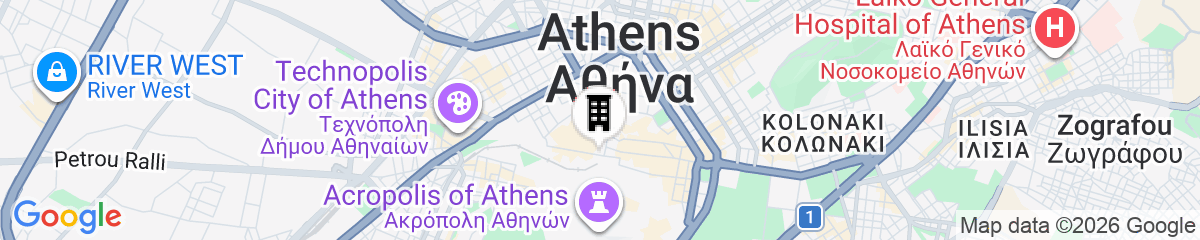 Map for A for Athens