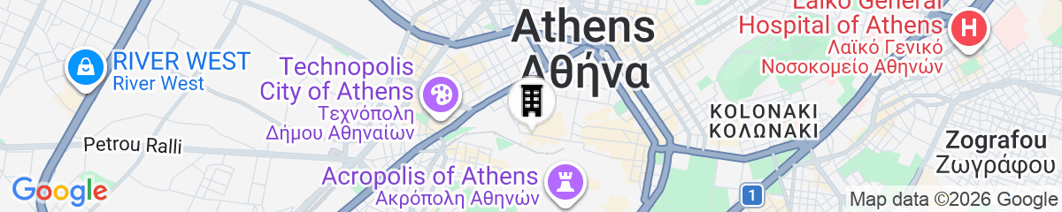 Map for The Athens Version Luxury Suites