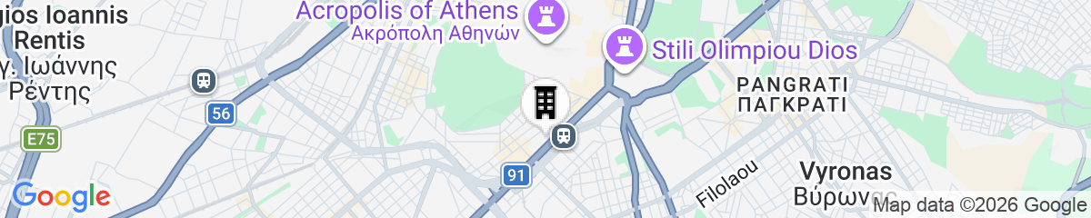 Map for Suites Syngrou Fix
