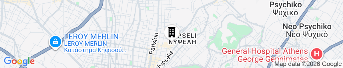 Map for Athens Project Luxury Apartments