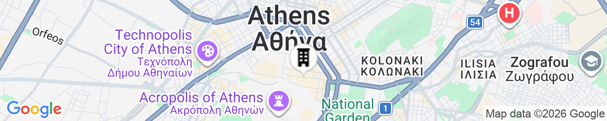 Map for Emerald Hotel Athens