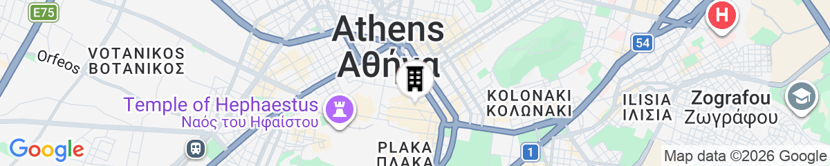 Map for AthenSun Luxury Suites