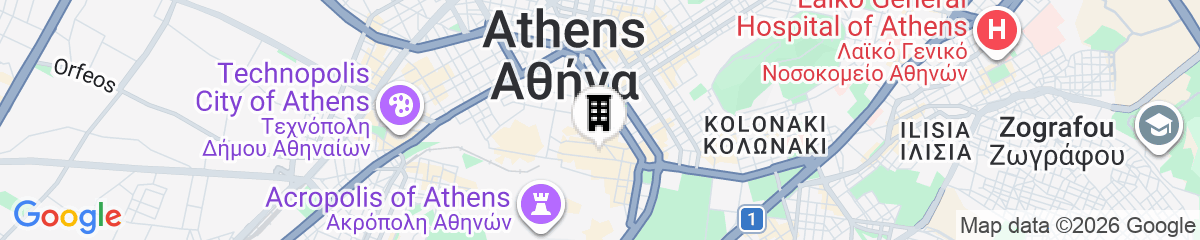 Map for Chic Centre Suites Athens