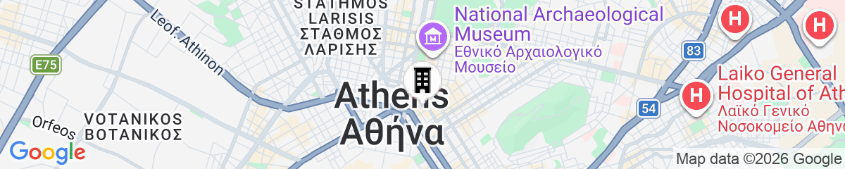 Map for Super Stylish Apartments in the heart of Athens