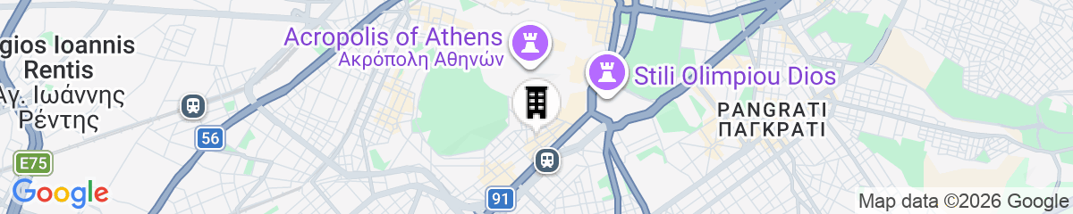 Map for Acropolis Atmospheric Apartment