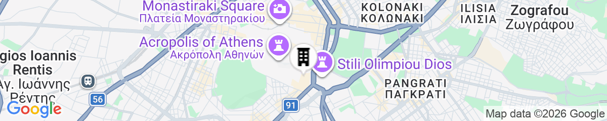 Map for Acropolis Museum Retreat - 2 Bedroom Apartment