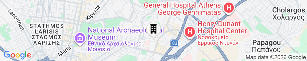Map for Loft Athens 2 - 55m2