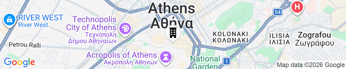 Map for Monastiraki 312 Superhost Hub