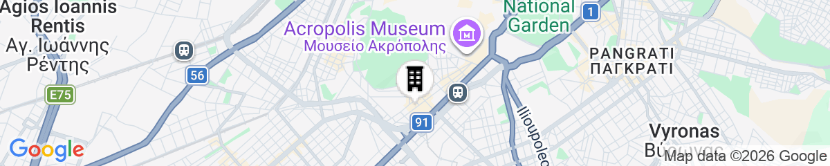 Map for Blue Ark Comfort near Acropolis