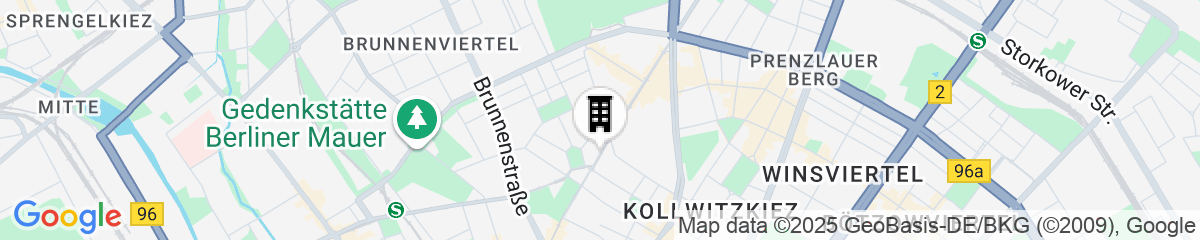 Map for Hotel Kastanienhof Berlin