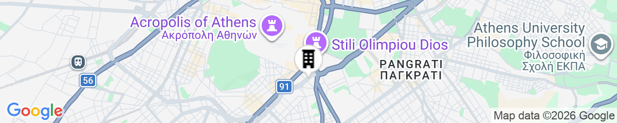 Map for Athens View Loft - 02