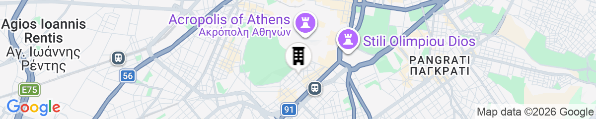 Map for Wonderful Apartment in Acropolis