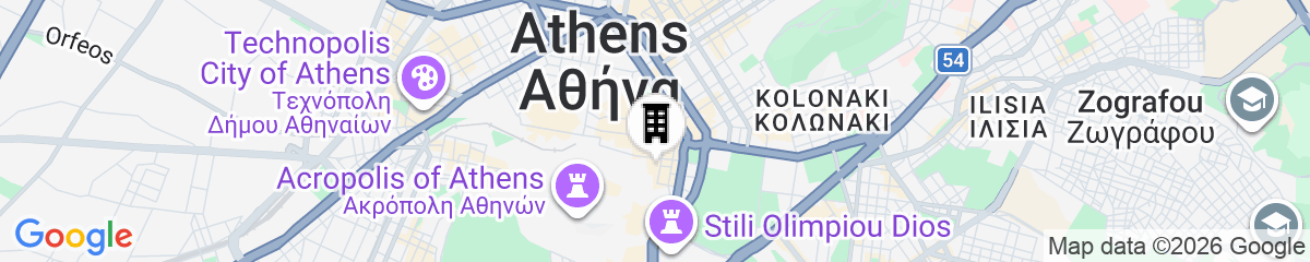 Map for Ideal 4 bdr Apartment in Plaka for 10