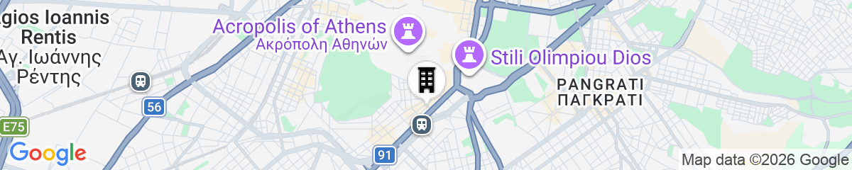 Map for Unique Apartment near Acropolis by GHH
